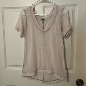 We The Free Sheer V-Neck Top